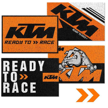 VIOLENCE BEAR™ Motorcycle Racing-Themed Custom Floor Mat