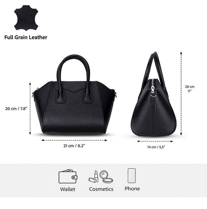 Lorenza Small Women’s Leather Bag – Genuine Leather Handbag for Everyday Elegance | Minimal & Handcrafted