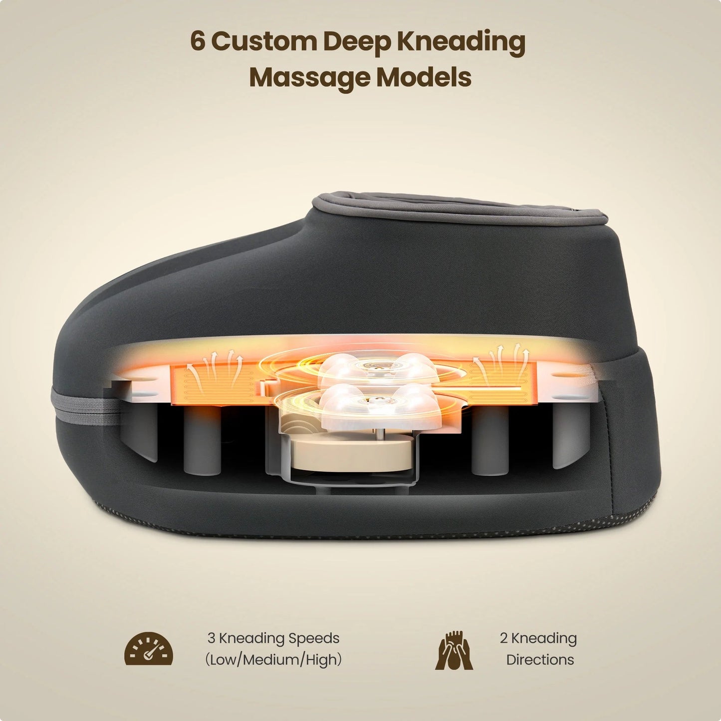 RENPHO Foot Massager with Heat,Shiatsu Foot Massager Machine for Plantar Fasciitis, FSA HSA Eligible, Mothers Day Gifts for Women Mom