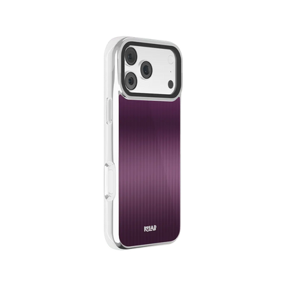 Violet Reverie | Purple Gradient Fluted Glass iPhone Case