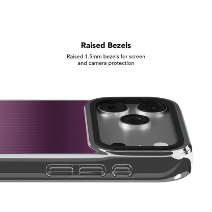 Violet Reverie | Purple Gradient Fluted Glass iPhone Case