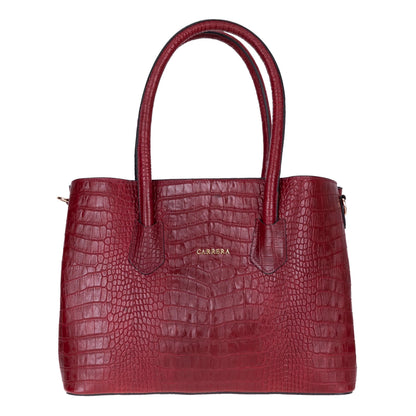 Carrera Novelya Women’s Leather Bag – Full-Grain Calf Leather Top Handle Bag for Elevated Everyday Carry | Minimal & Handcrafted