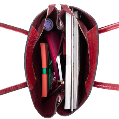 Carrera Novelya Women’s Leather Bag – Full-Grain Calf Leather Top Handle Bag for Elevated Everyday Carry | Minimal & Handcrafted