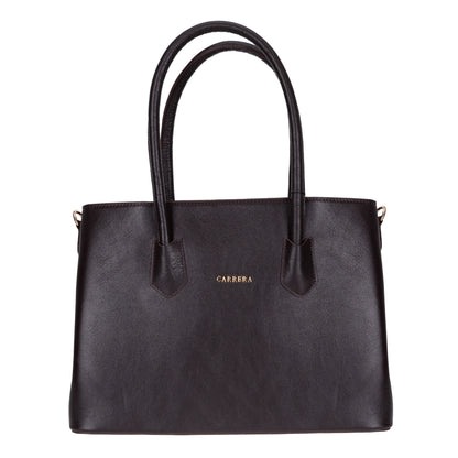 Carrera Novelya Women’s Leather Bag – Full-Grain Calf Leather Top Handle Bag for Elevated Everyday Carry | Minimal & Handcrafted
