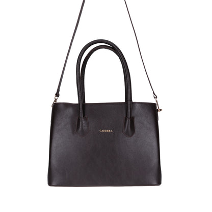 Carrera Novelya Women’s Leather Bag – Full-Grain Calf Leather Top Handle Bag for Elevated Everyday Carry | Minimal & Handcrafted