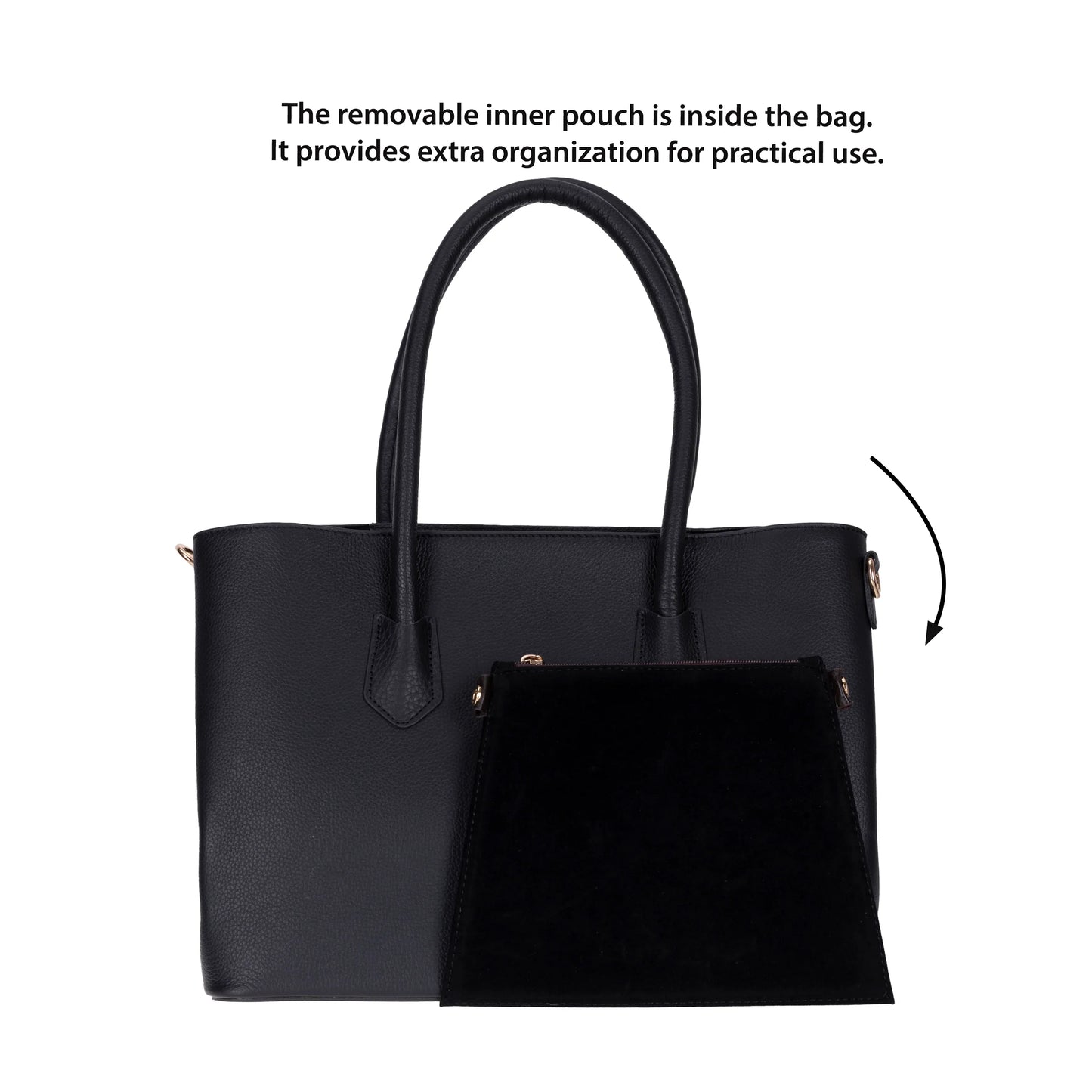 Carrera Novelya Women’s Leather Bag – Full-Grain Calf Leather Top Handle Bag for Elevated Everyday Carry | Minimal & Handcrafted