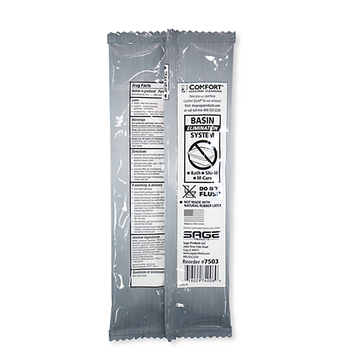 Shield® Barrier Cream Cloths, Soft Pack 7503