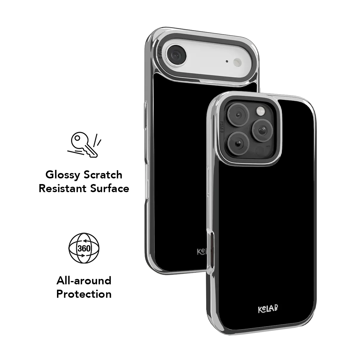 Solid Black | Minimalist Black iPhone Case