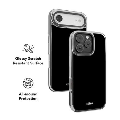 Solid Black | Minimalist Black iPhone Case