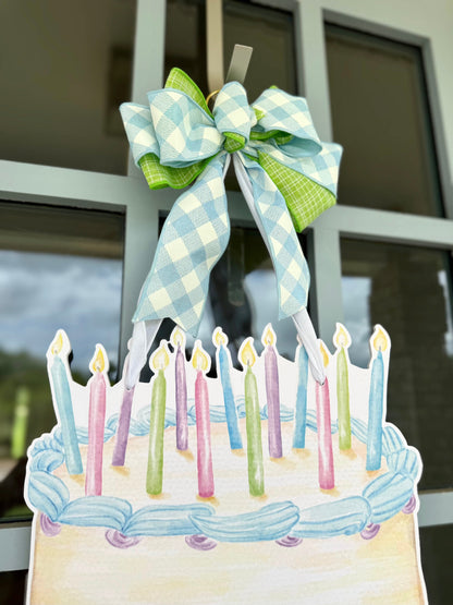 Let's Eat Cake Door Hanger