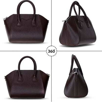 Lorenza Medium Women’s Leather Bag – Genuine Leather Handbag for Everyday Elegance | Minimal & Handcrafted