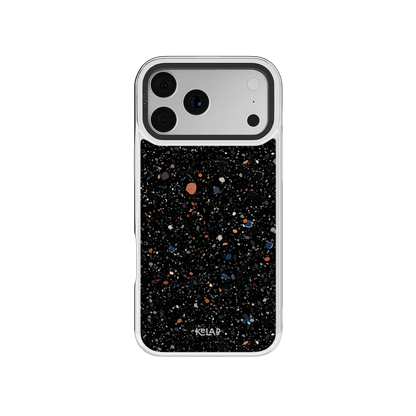 Obsidian Mist | Black Paint Splatter iPhone Case