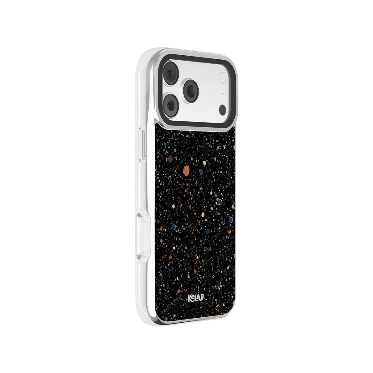 Obsidian Mist | Black Paint Splatter iPhone Case