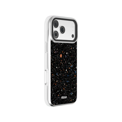 Obsidian Mist | Black Paint Splatter iPhone Case