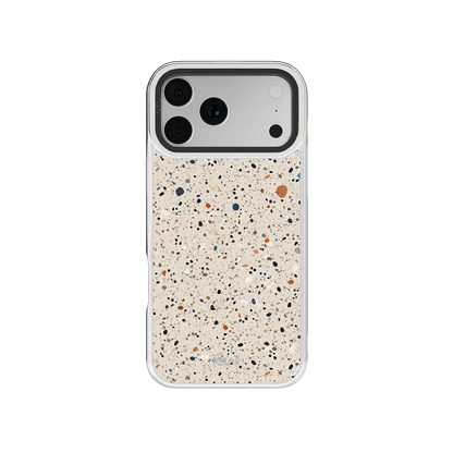 Ivory Haze | Ivory Paint Splatter iPhone Case