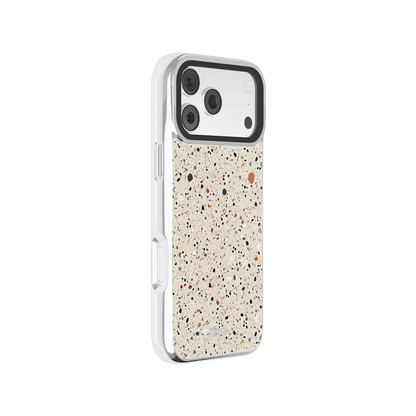 Ivory Haze | Ivory Paint Splatter iPhone Case