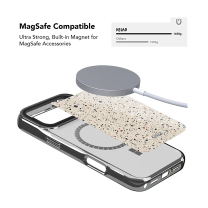 Ivory Haze | Ivory Paint Splatter iPhone Case