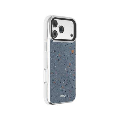 Seaside Drift | Blue Paint Splatter iPhone Case