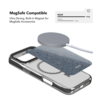 Seaside Drift | Blue Paint Splatter iPhone Case