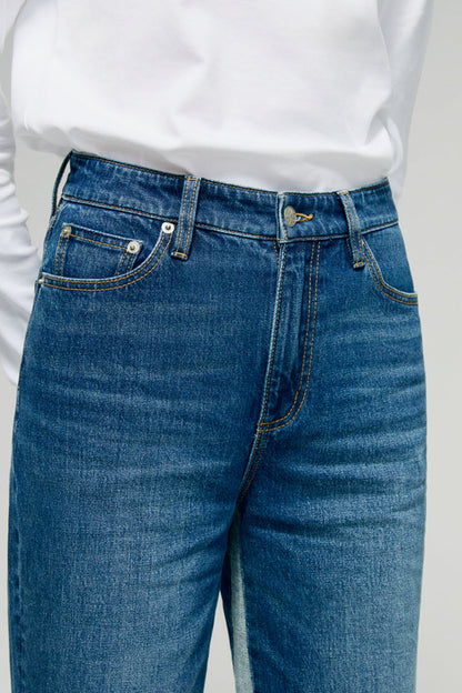 Shadow Split Wideleg Jeans HJ056