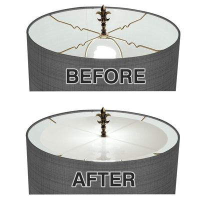15.5" Round Diffuser Translucent Frosted White