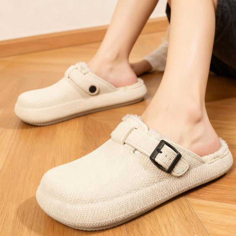 Cozy Winter EVA Foam Fleece-Lined Slippers | Ultra-Warm Indoor/Outdoor Slip-Ons for Men & Women - Non-Slip, Lightweight & Cushioned Home Footwear