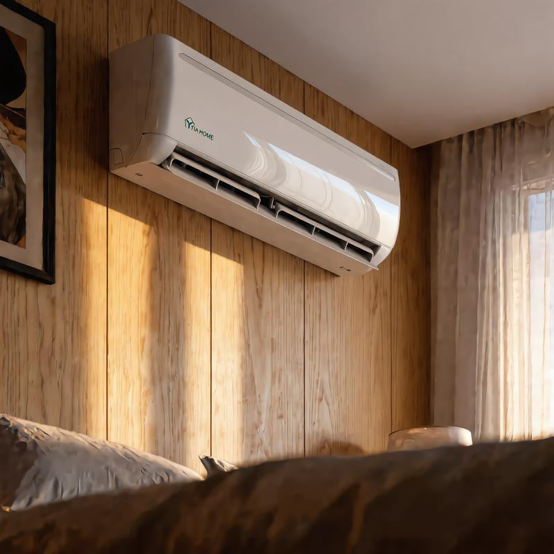 YITAHOME 9000/12000 BTU Mini Split Air Conditioner Heat Pump System, Wifi Enabled, 19/20 SEER2 115V Inverter Ductless AC Cool up to 450/750 Sq. Ft, Compatible with Alexa, Complete Installation Kit, Energy Efficient Cooling & Heating