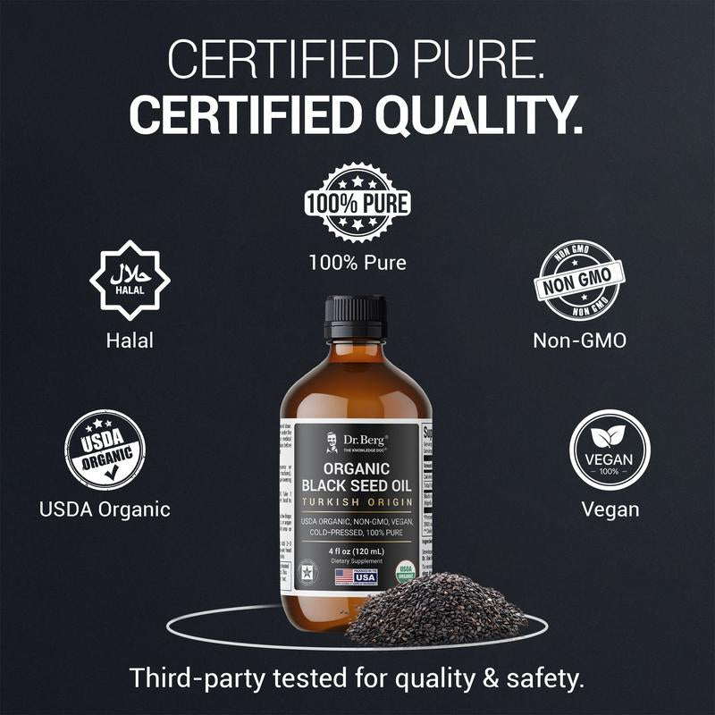 Organic Black Seed Oil - 4 Fl Oz