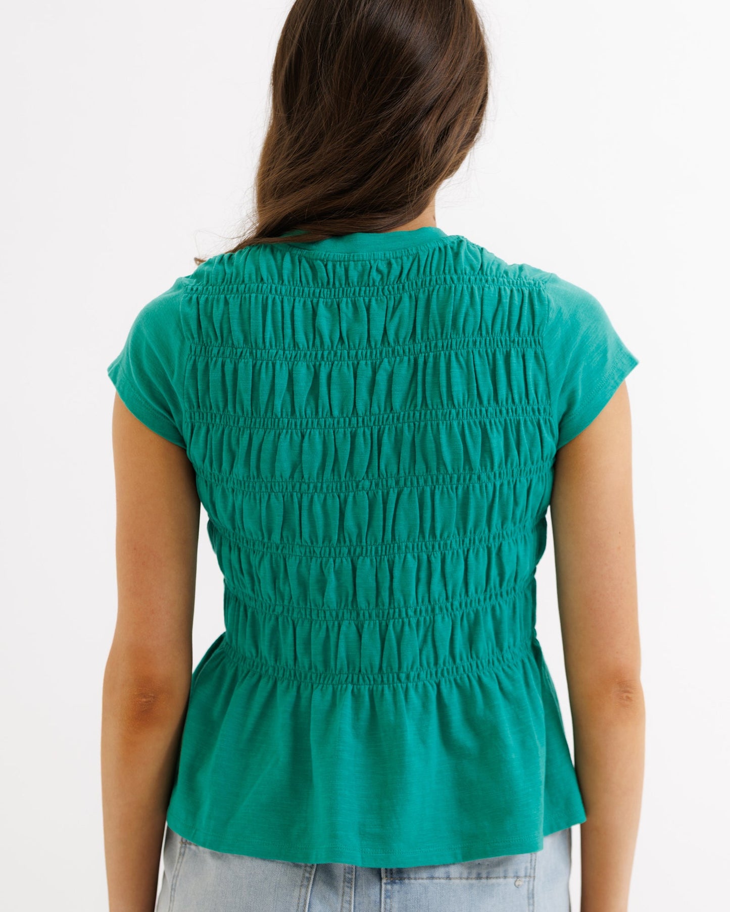 Smocked Tee