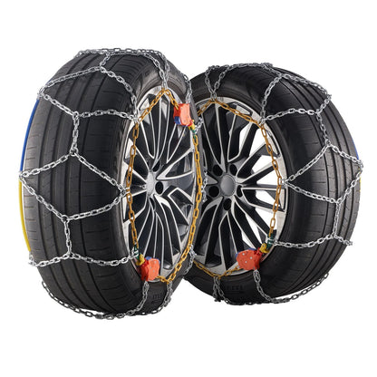 VEVOR Auto Tightening Snow Chains Diamond Mesh Anti-Slip Traction Wheel Chains