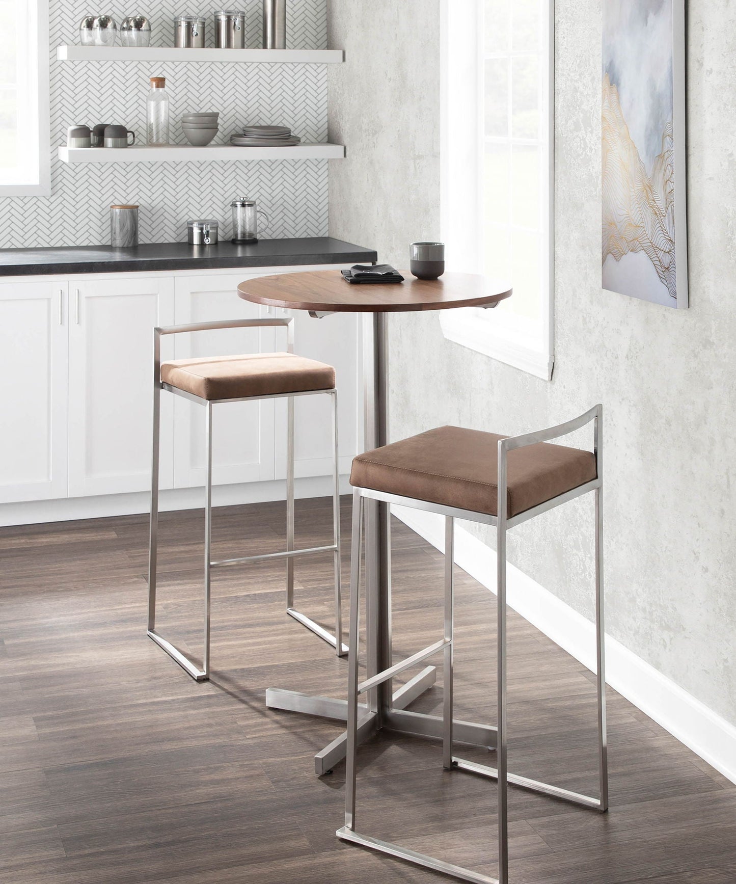Fuji - Contemporary And Elegant Design Stackable Barstool