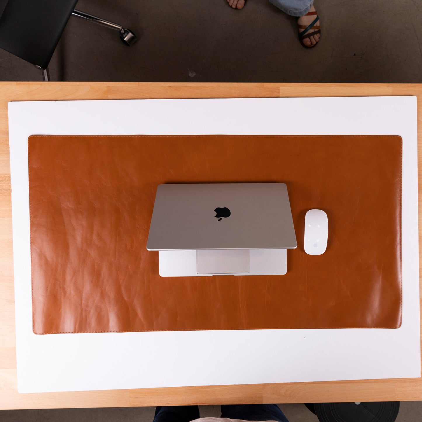 Natural Leather Desk Mat (91 cm x 48 cm)