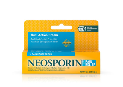 Neosporin® + Pain Relief Cream Maximum Strength, 0.5-ounce tube 512382900