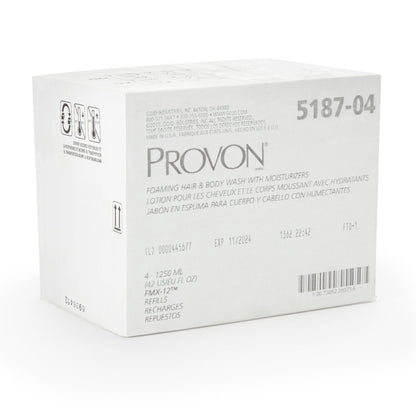 Provon® Foaming Hair and Body Wash with Moisturizers, 1,250 mL Dispenser Refill 5187-04