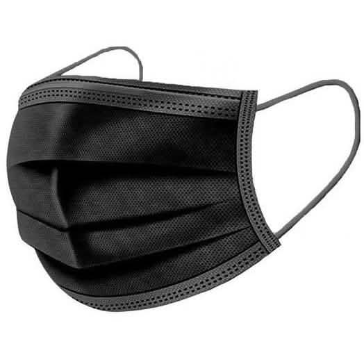 100-Pack: 3 Layer Disposable Protective Face Masks