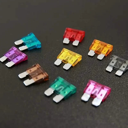 100-Pieces: Car Fuses Assortment Kit, Car Automotive RV Standard Fuses
