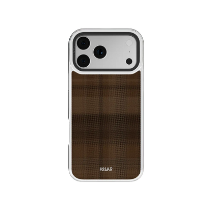 Chestnut | Brown Flannel Plaid iPhone Case