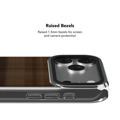 Chestnut | Brown Flannel Plaid iPhone Case