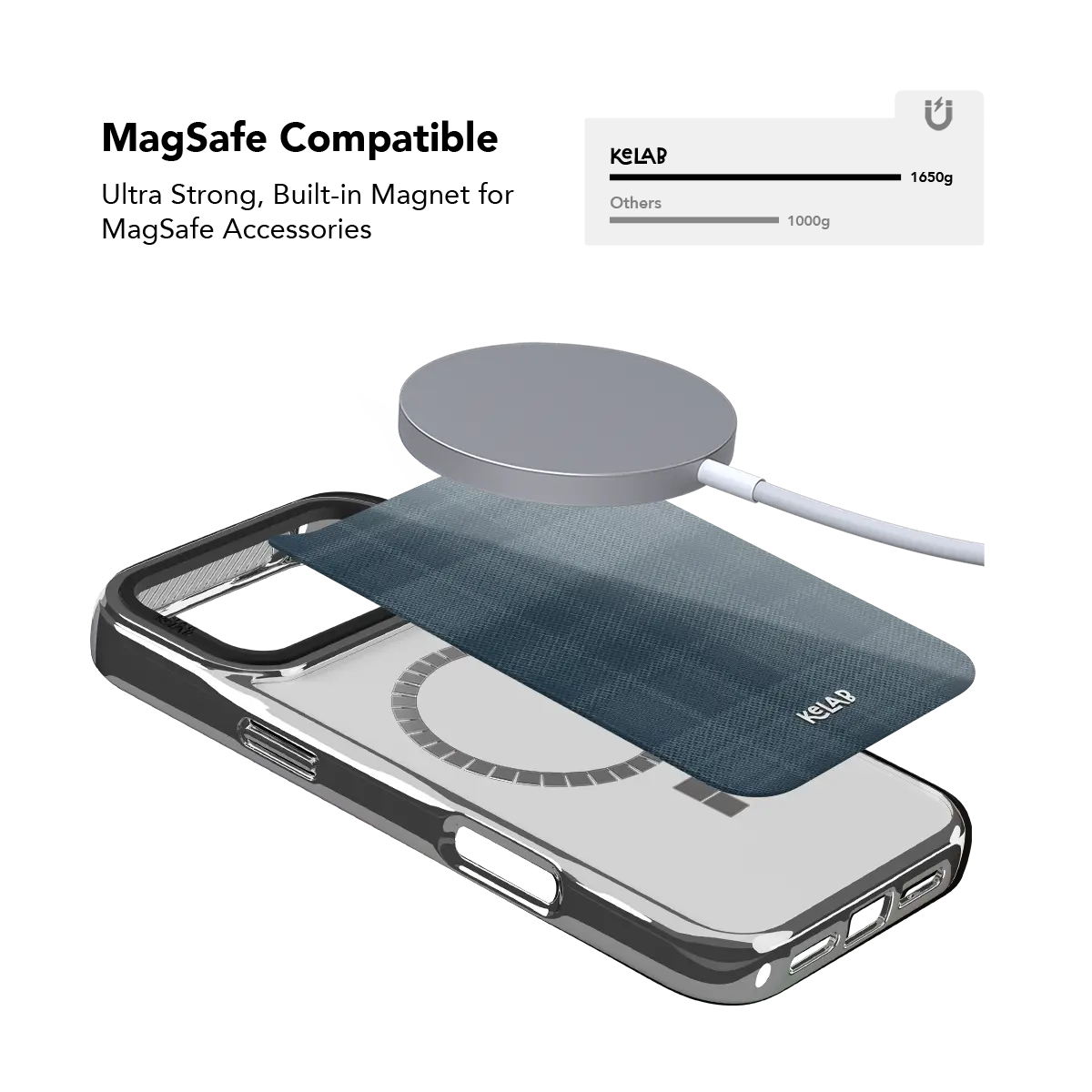 Denim | Blue Flannel Plaid iPhone Case
