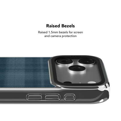 Denim | Blue Flannel Plaid iPhone Case