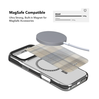 Oatmilk | Beige Flannel Plaid iPhone Case
