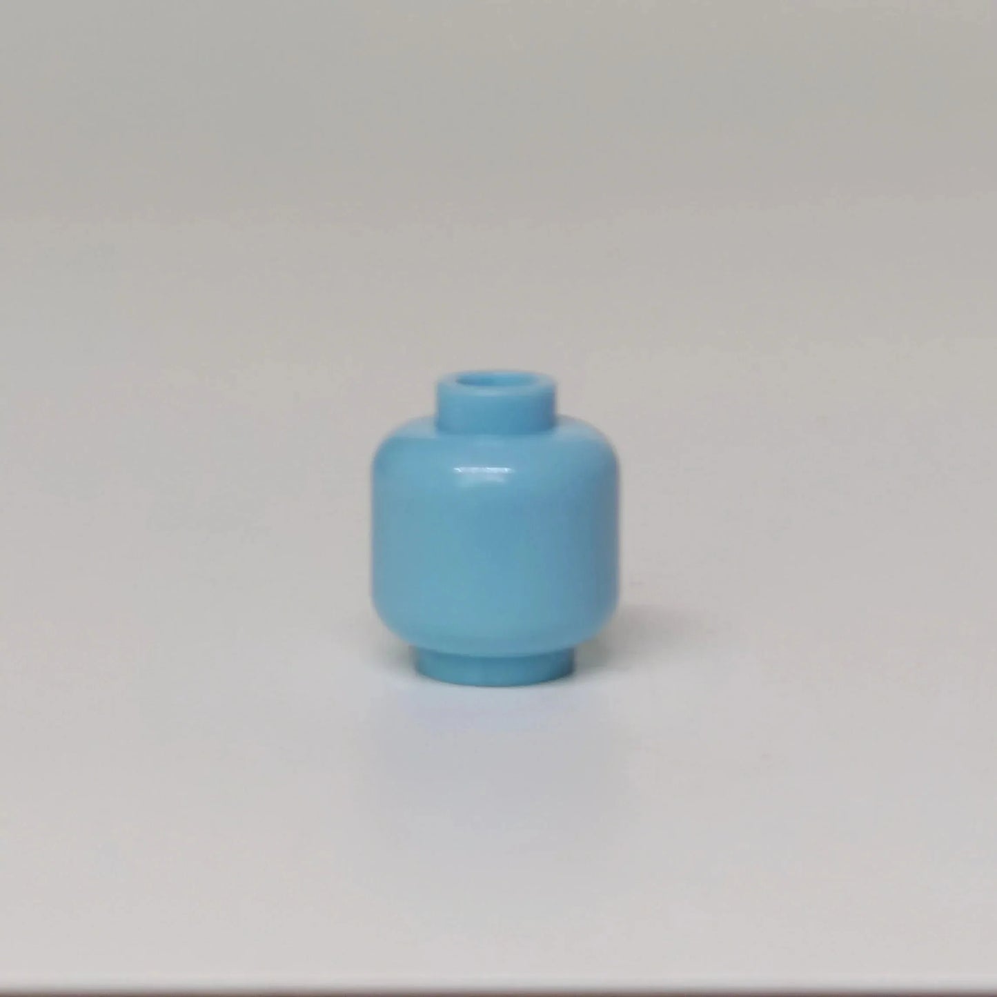 100pcs DIY MOC Building Block Heads | Plain Minifigure Parts for Customization