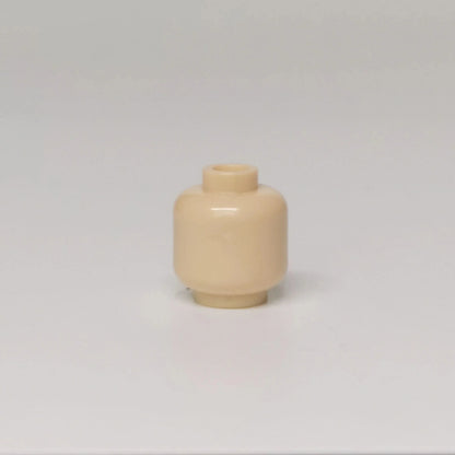 100pcs DIY MOC Building Block Heads | Plain Minifigure Parts for Customization