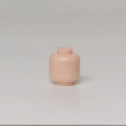 100pcs DIY MOC Building Block Heads | Plain Minifigure Parts for Customization