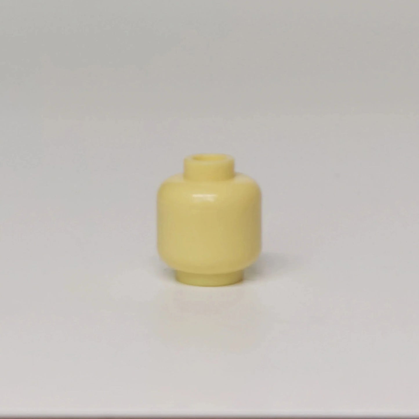 100pcs DIY MOC Building Block Heads | Plain Minifigure Parts for Customization