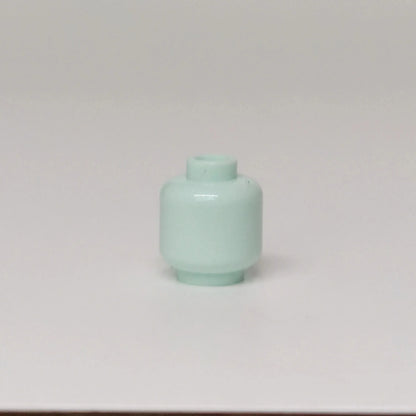 100pcs DIY MOC Building Block Heads | Plain Minifigure Parts for Customization