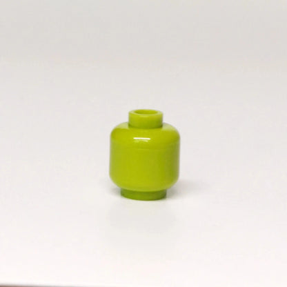 100pcs DIY MOC Building Block Heads | Plain Minifigure Parts for Customization