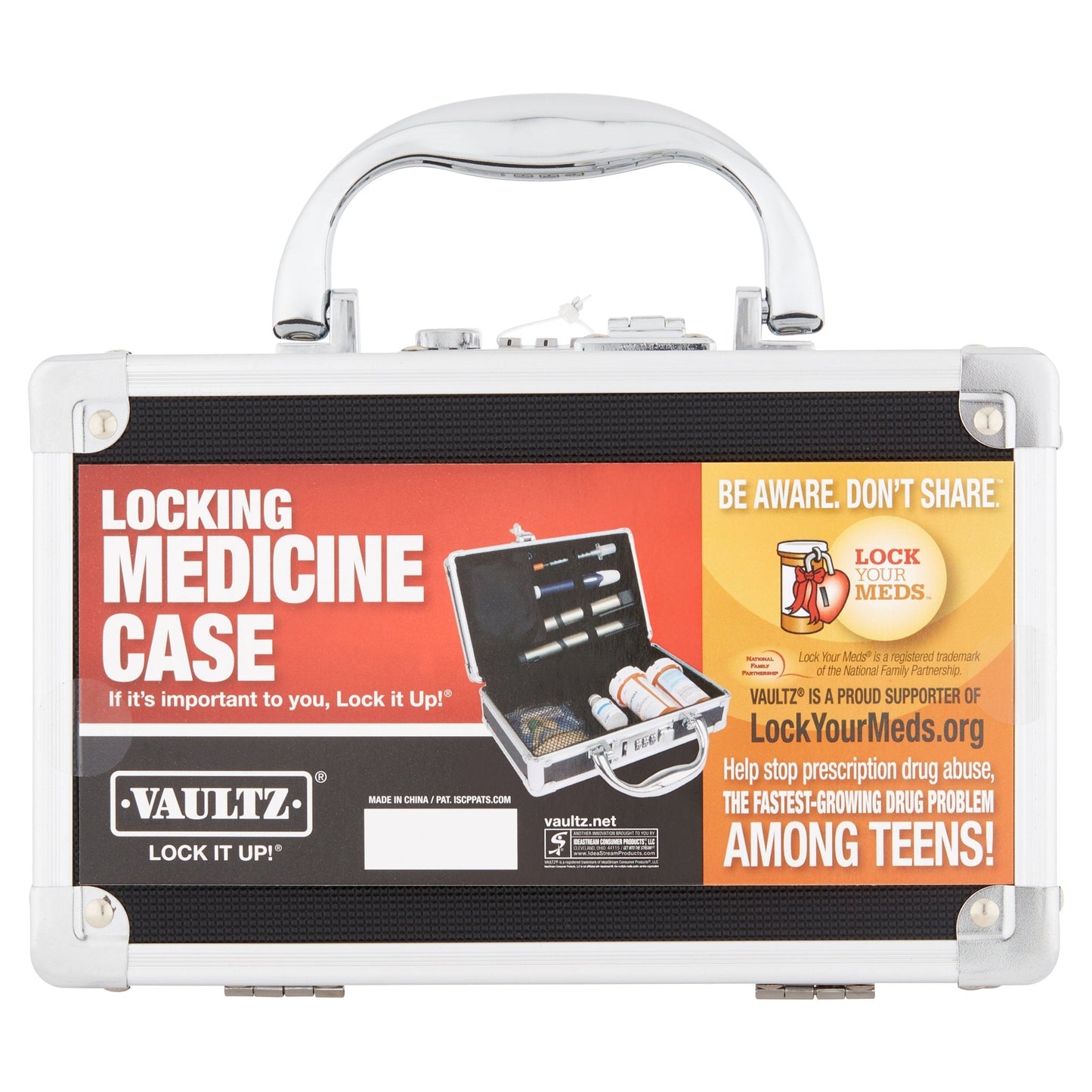 Vaultz® Locking Medicine Case – Secure & Portable Storage
