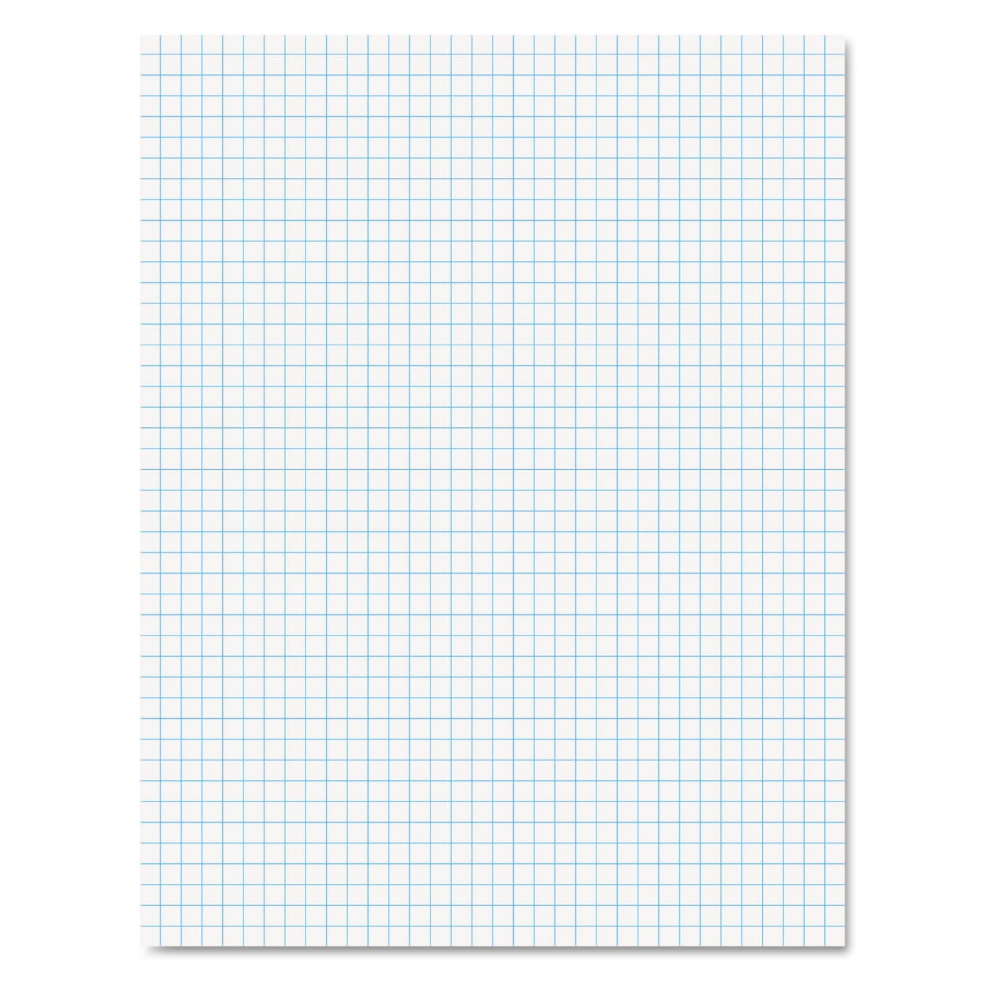 Ampad Quadrille Pads, Quadrille Rule (4 sq/in), 50 White (Heavyweight 20 lb Bond) 8.5 x 11 Sheets