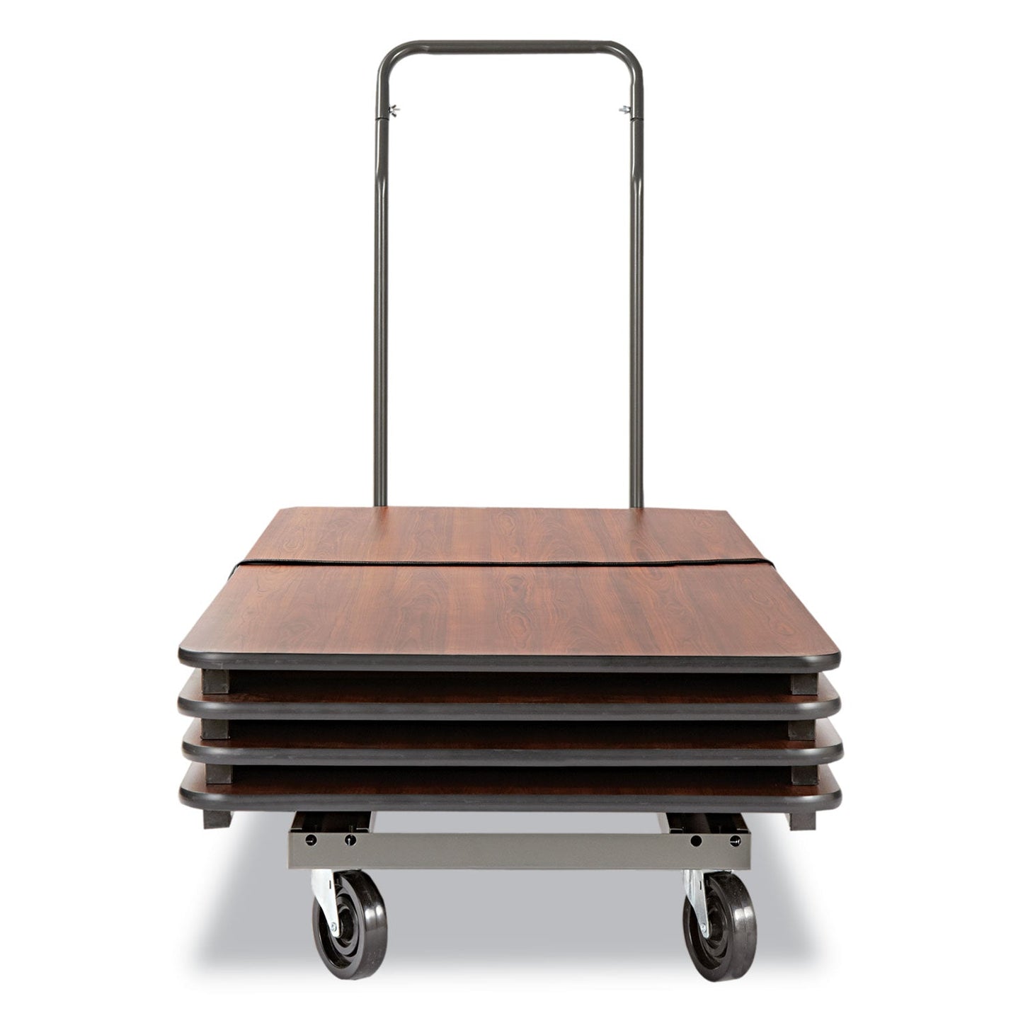 Alera Chair/Table Cart, Metal, 600 lb Capacity, 20.86" x 50.78" to 72.04" x 43.3", Black